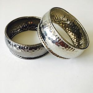 Wide Bangle Set, 2 pc
