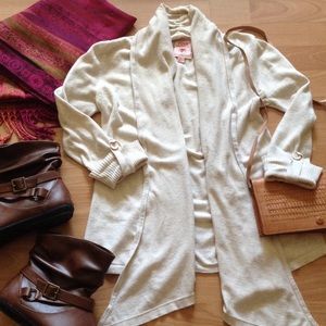 Pink Republic Shawl Collar Cardigan