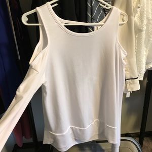 Victoria's Secret active white long sleeve shirt