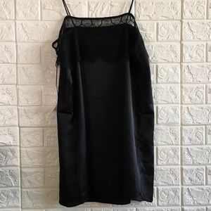 Nasty Gal Dresses - 2️⃣🛑 Too Bad Lace Trim Satin Cami Slip Nasty Gal Dresses - 2️⃣🛑 Too Bad Lace Trim Satin Cami Slip