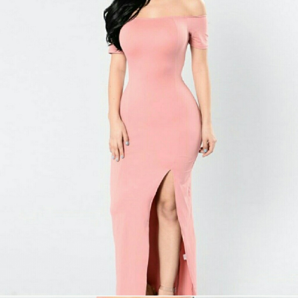 Fashion nova pink dress