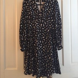 polka dot Kate spade fit and flair dress