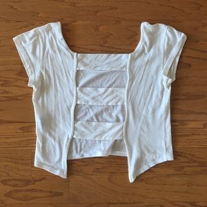 Basic White Crop Top