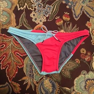 Blue pink jolyn bottoms 🐳🌺