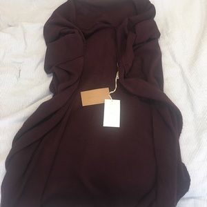 Deep Purple Shawl Vest NWT