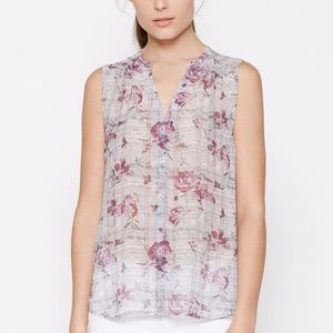 NWT Joie Silk Floral Top Size M
