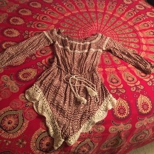 Off the shoulder romper