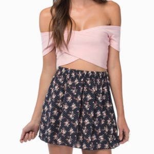 Tobi Zag Me Up Blush Crop Top
