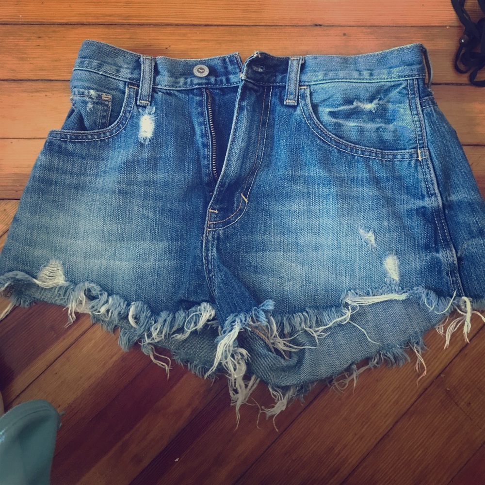 Hollister jean shorts