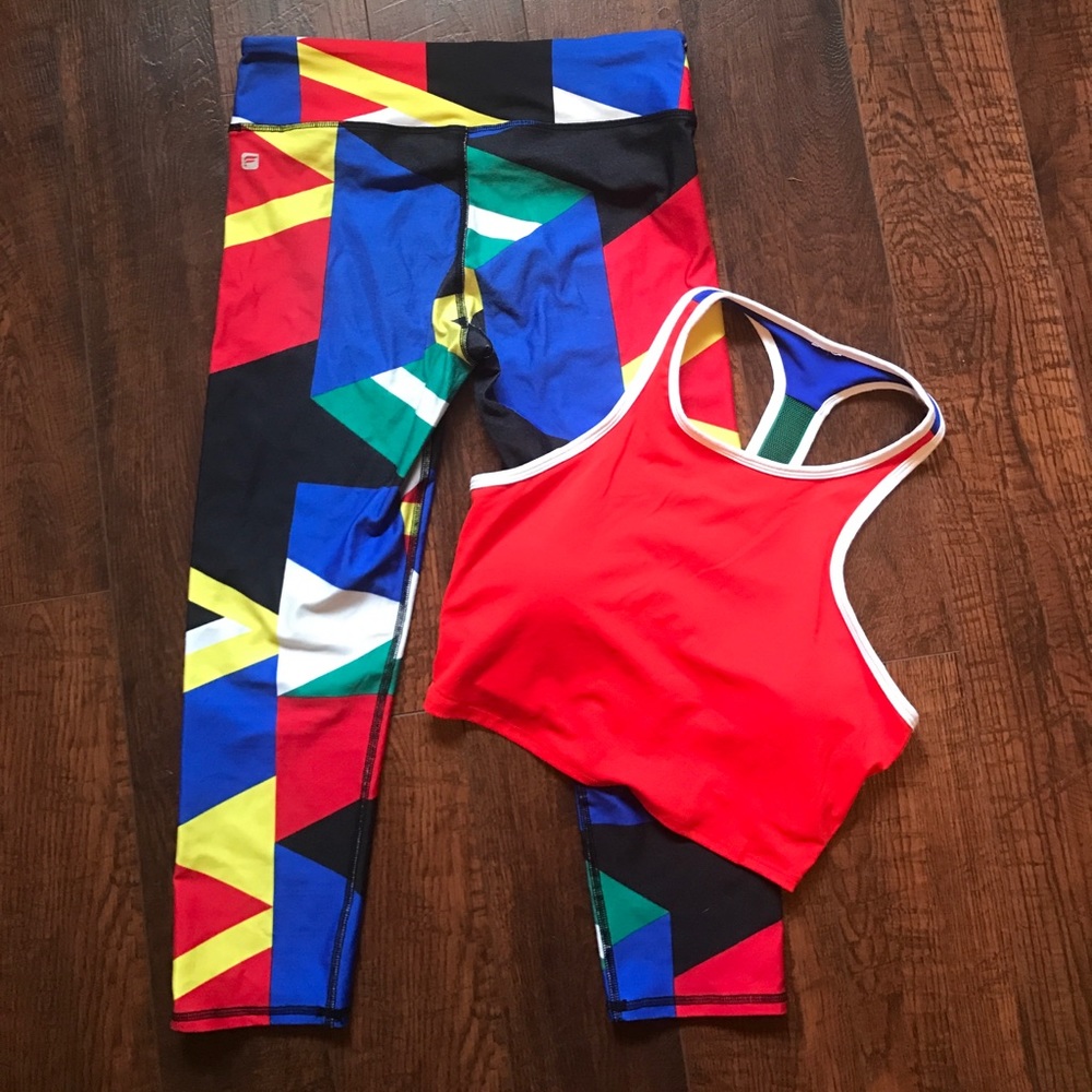 Fabletics legging and crop set