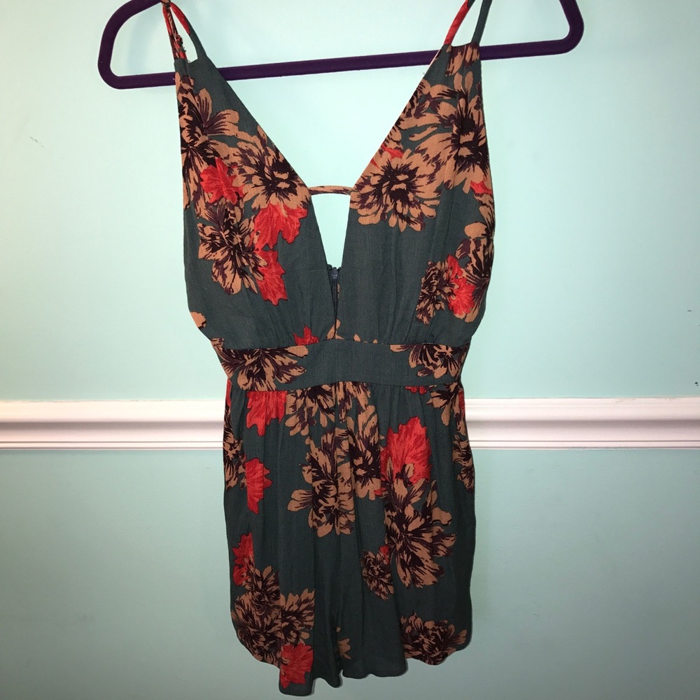 Fall colored romper!