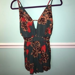 Fall colored romper!