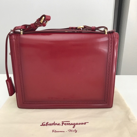 Salvatore Ferragamo Bags Ferragamo Red Aileen Crossbody Multi
