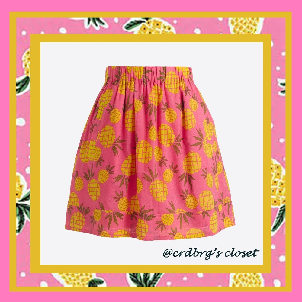🌴🍍NWT, JCrew Pineapple Skirt🍍🌴