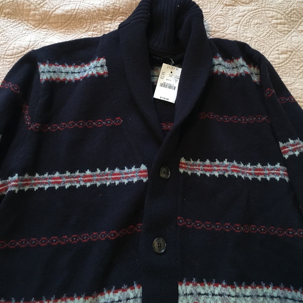 J.CREW men's wool sweater brand new!