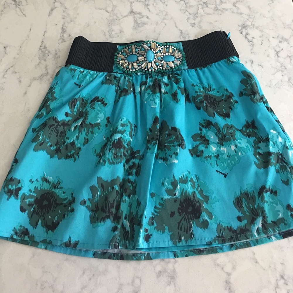 Guess by Marciano embellished mini skirt in size 2