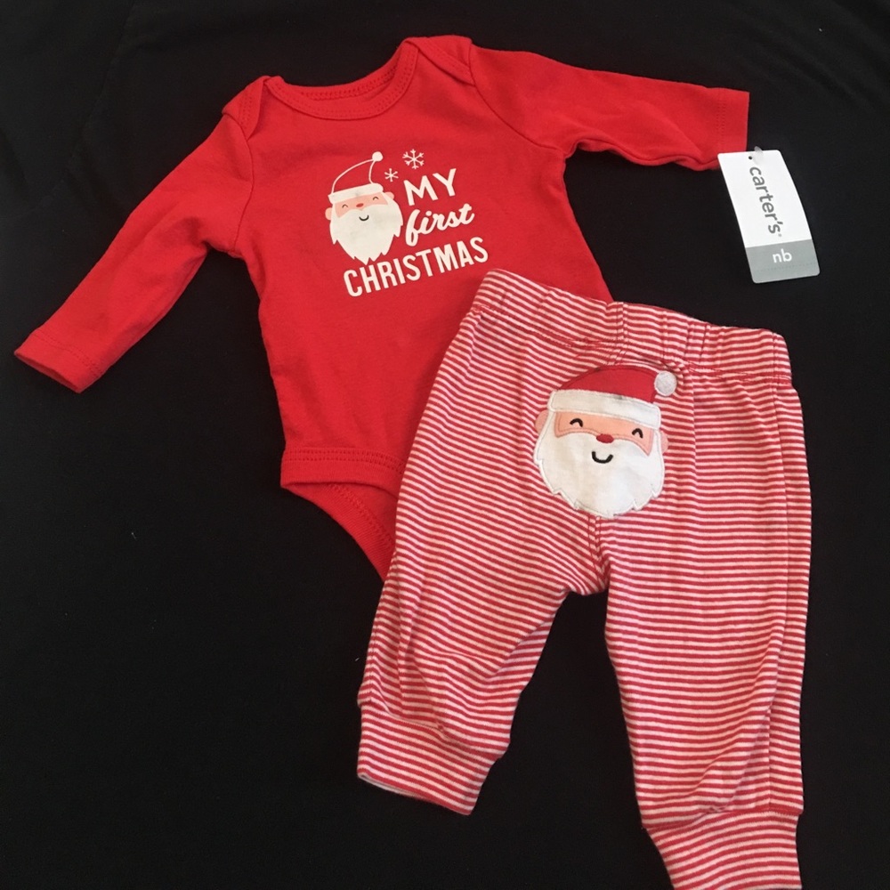 Carter's My first Christmas NB outfit