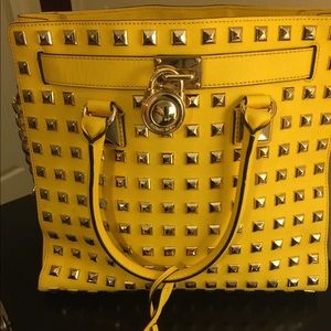 Yellow Michael Kors Purse
