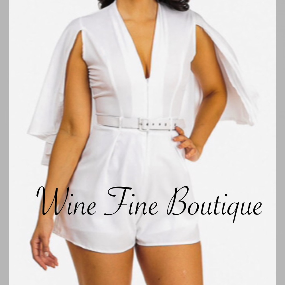 ❤️Sleeveless V-neck Romper