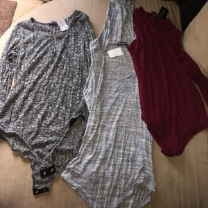 Fashion Nova Bodysuits- Size Large