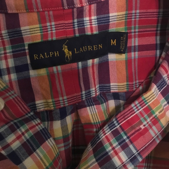 Ralph Lauren plaid button down - Picture 3 of 4