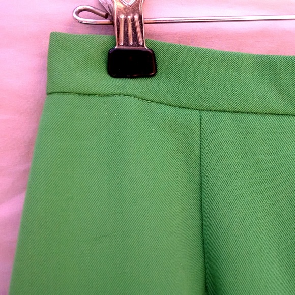 Vintage Green Wool Pencil Skirt - Picture 4 of 7