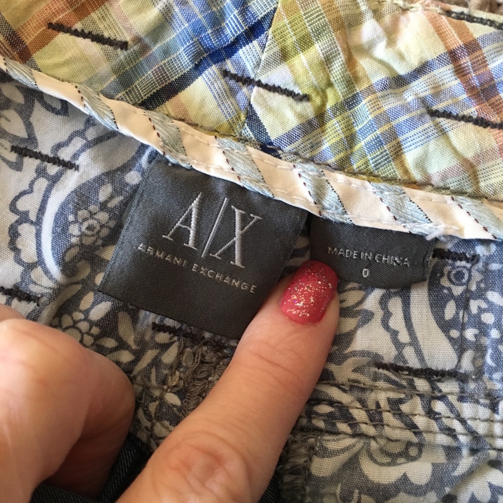 A/x chambray light denim pants