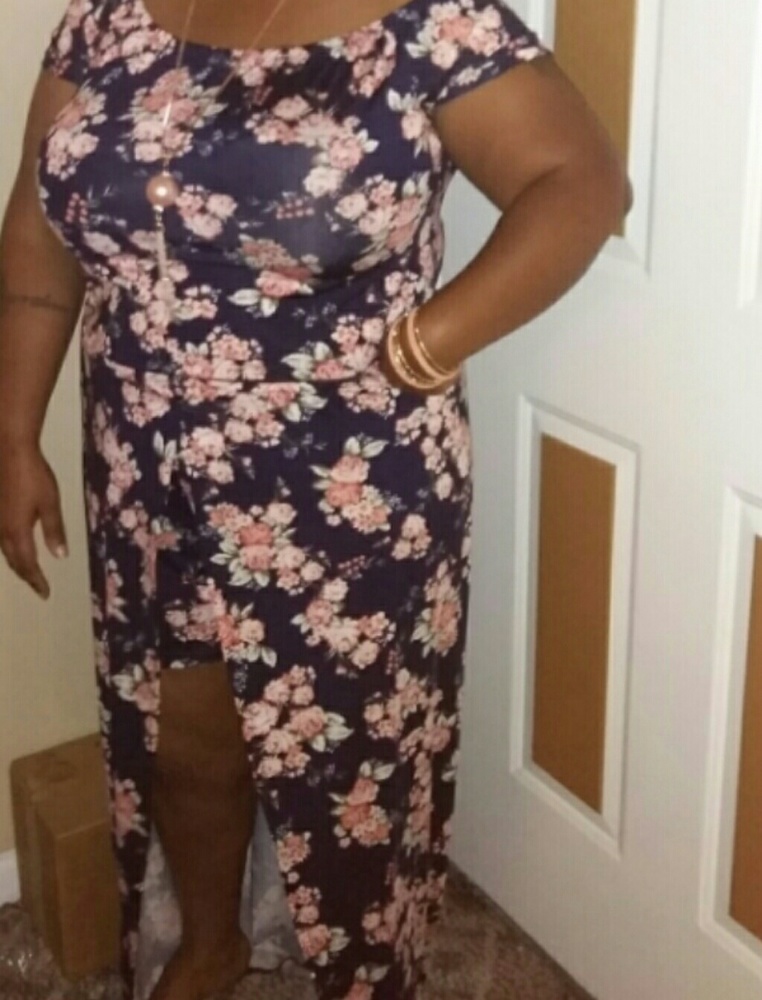 Floral Dress with Shorts Combo