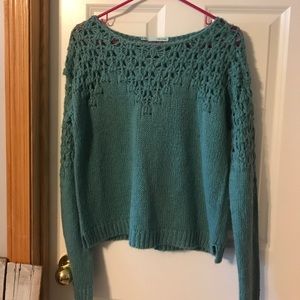 Teal sweater! NEVER WORN!! Same day shipping!