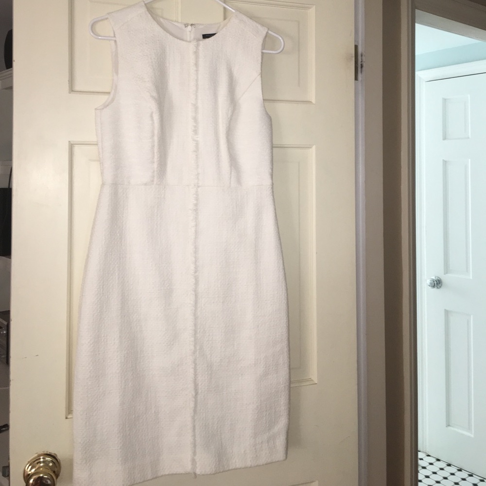 New With Tags -- White Tweed Dress