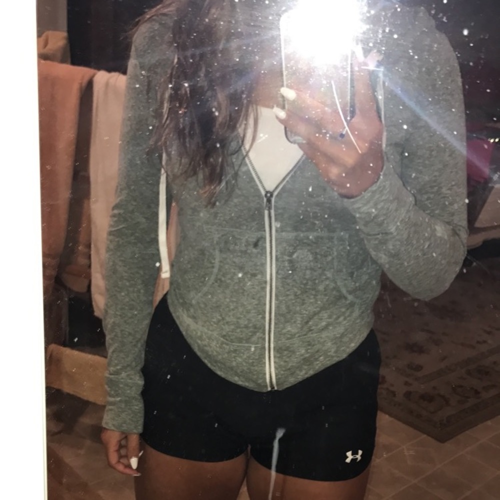 Green Aeropostale zip up hoodie