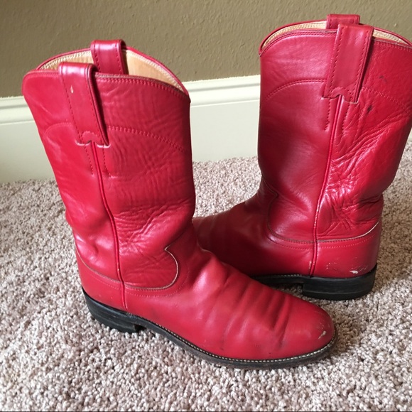 Justin Boots Shoes - Justin Ladies Leather Ropers