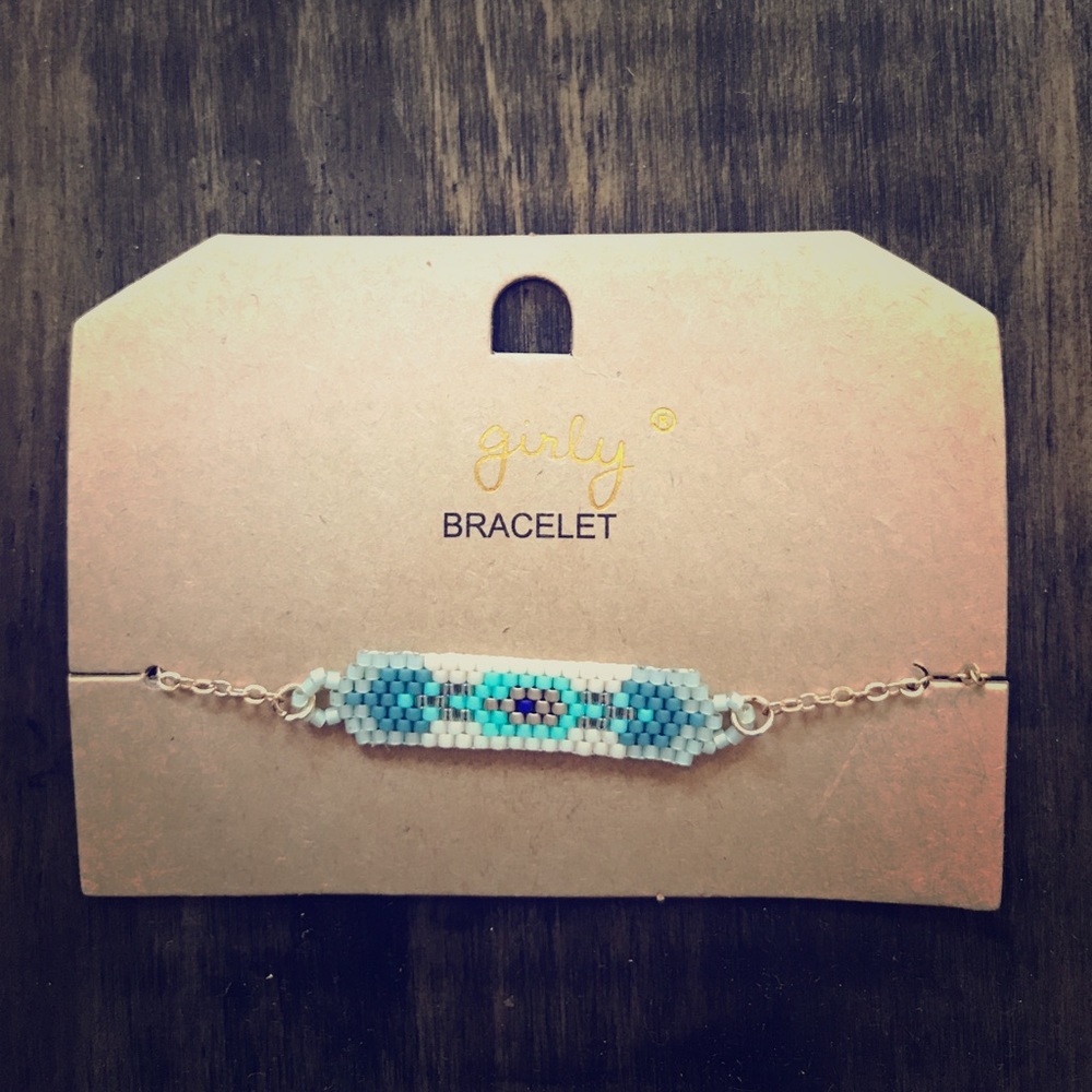 Beaded, Gold Plated Bracelet