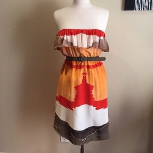 Alice and Olivia Sedona print staples dress