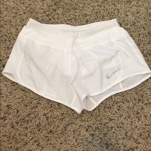 NWOT white nike shorts!