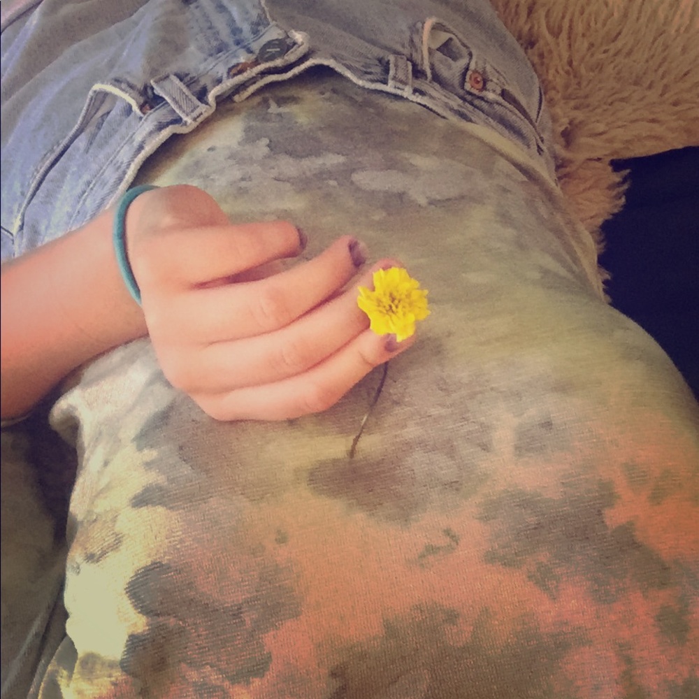 💥Green water color all American shirt