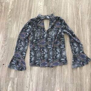 Pattern key hole blouse