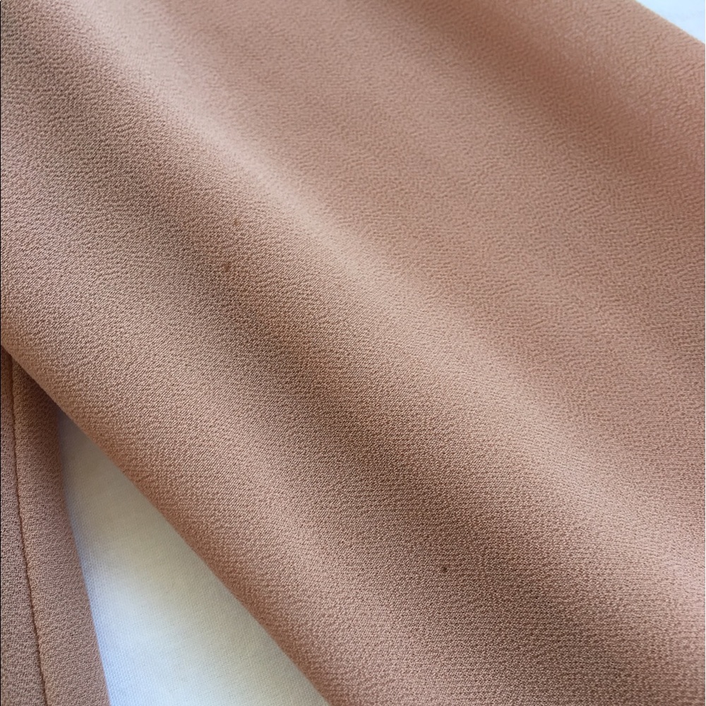 Potter's Pot Button Down Salmon Beige Blouse - Picture 6 of 6