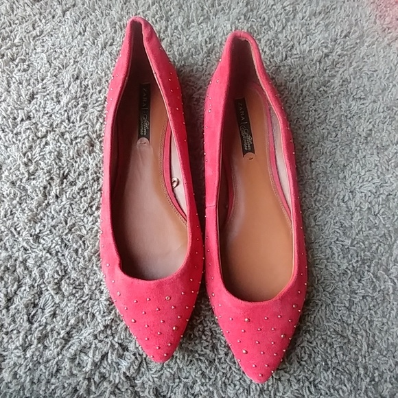 Zara Red Flats - Picture 2 of 8