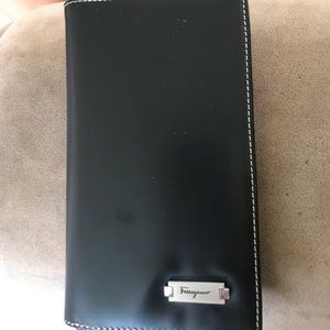 Ferragamo wallet leather breast pocket