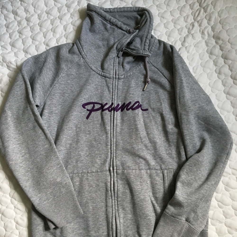 Puma zip up cowel neck sweatshirt💥