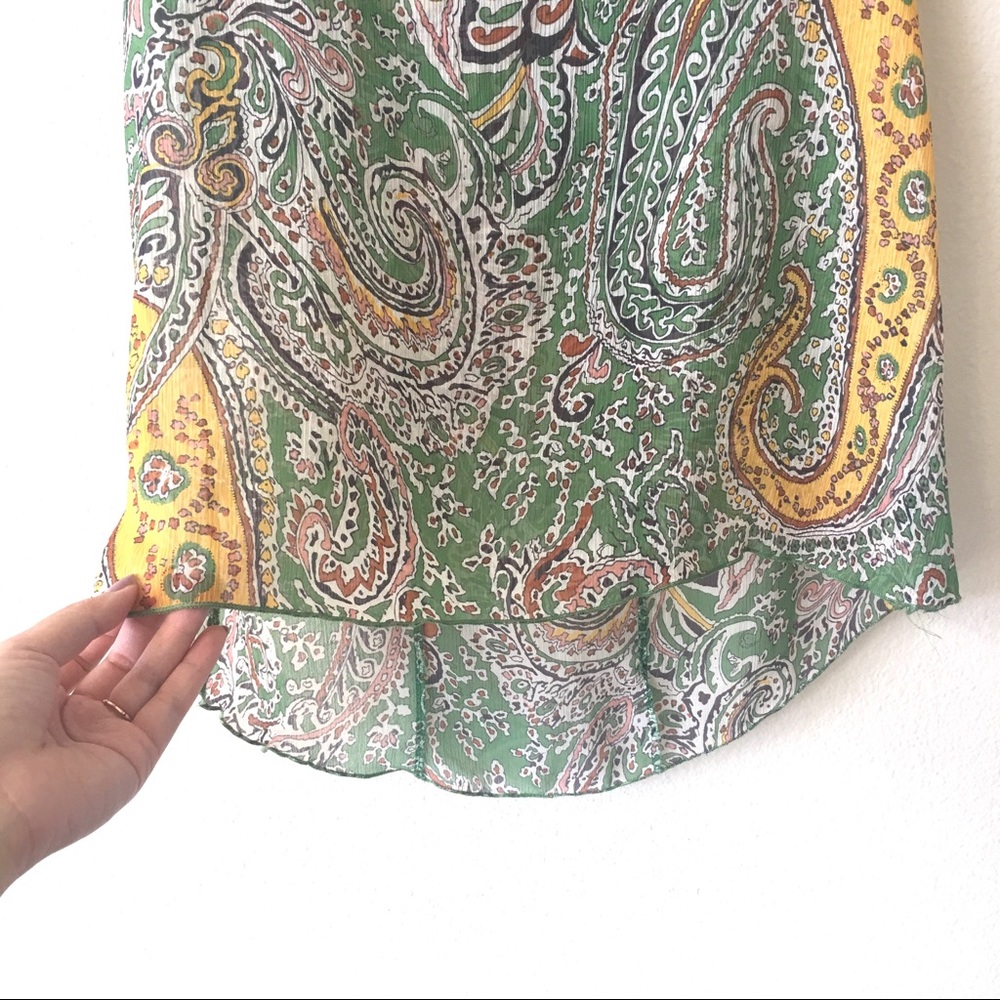 Patterned Sheer Top - Picture 5 of 5
