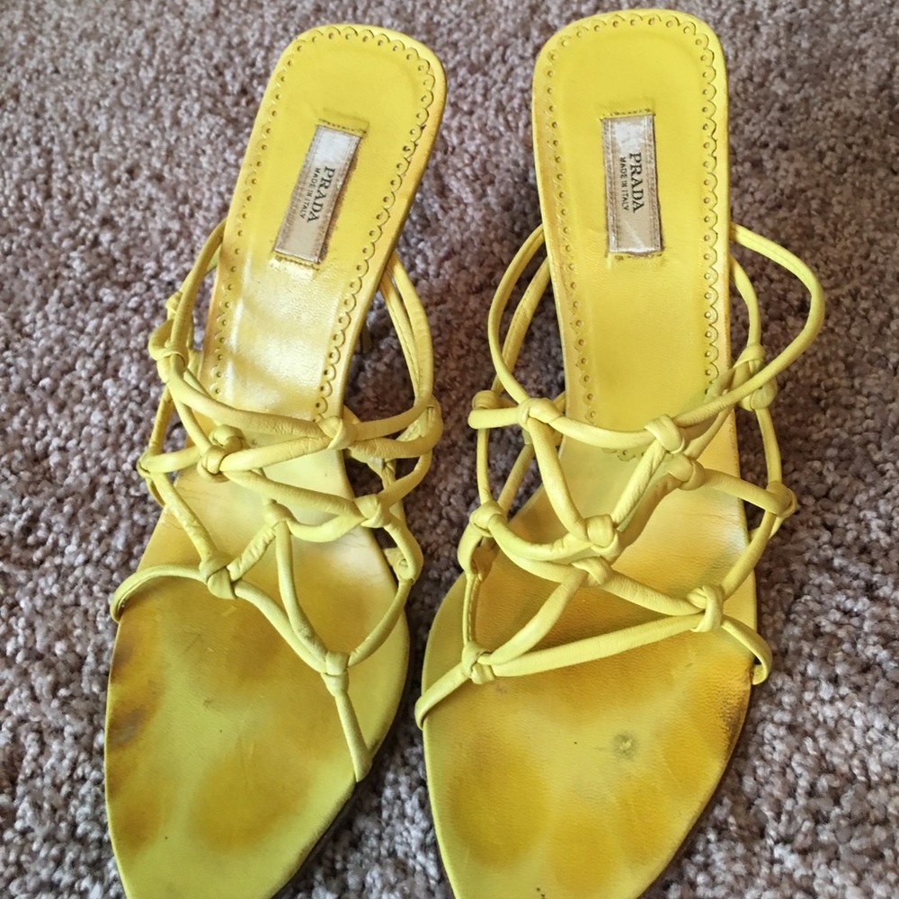 Prada Sling Back Heels