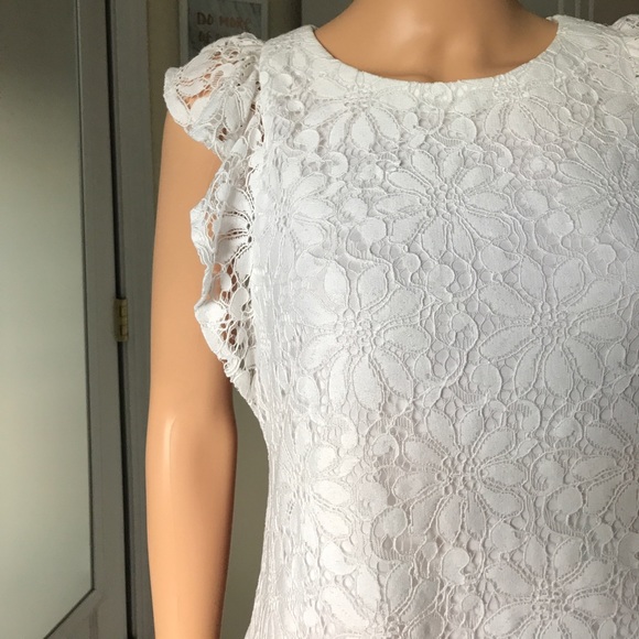 Maggy London Crochet Eyelet Dress - Picture 2 of 6