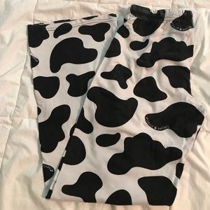 cow pajamas pants