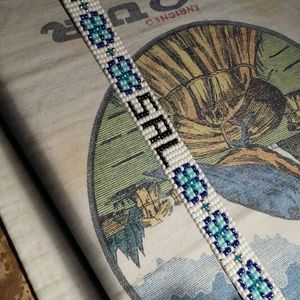 Hand beaded impractical jokers bracelet