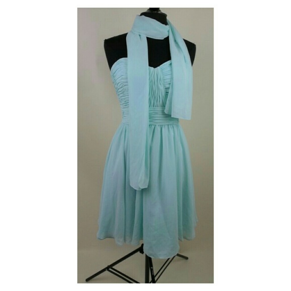 Mori Lee  Affairs Sleeveless Chiffon dress NWT - Picture 3 of 5