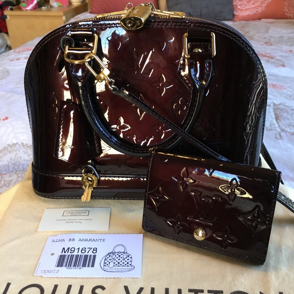 S O L D 8/24/17 Louis Vuitton Alma BB & Wallet