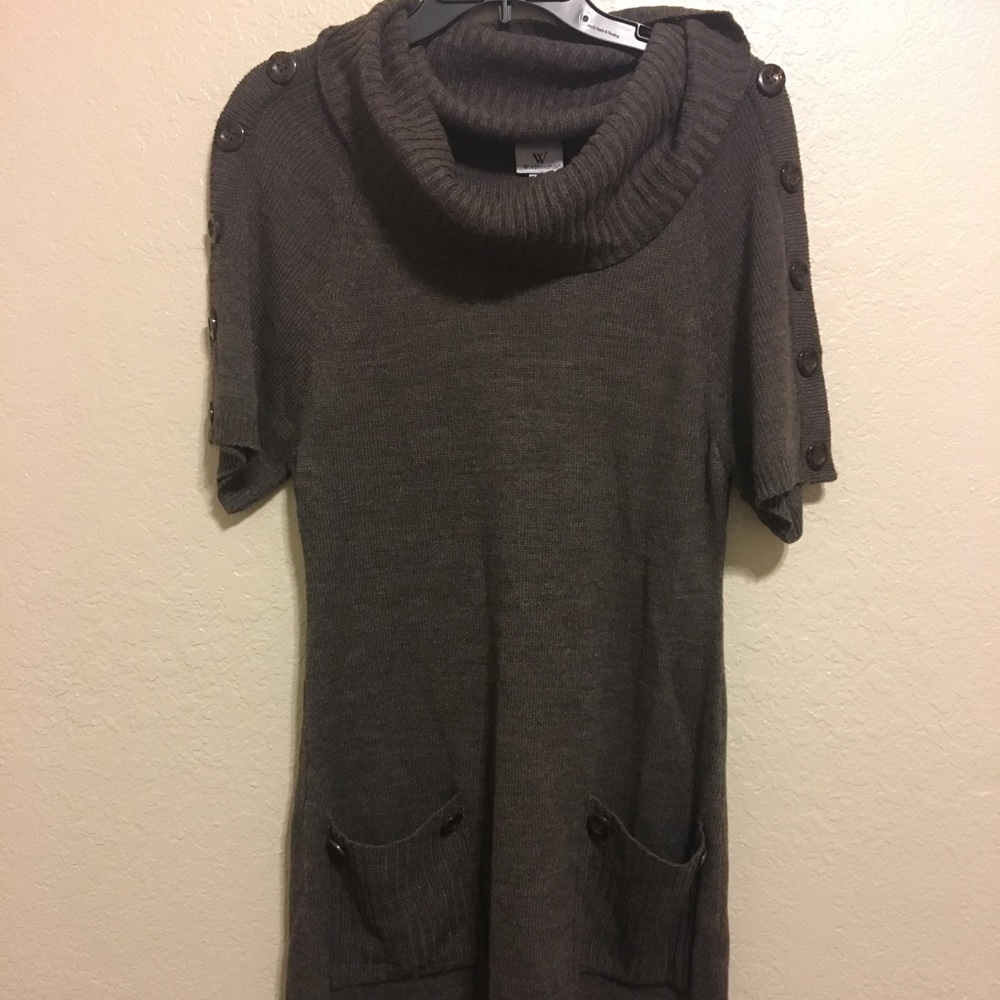 Chocolate Brown Sweater dress.