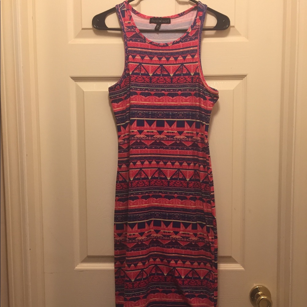 Sleeveless Print Dress